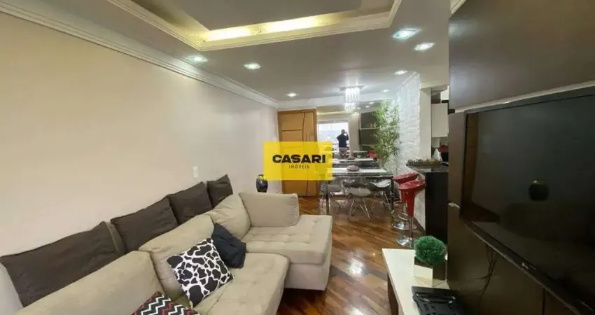 Apartamento 3 quartos, suite, varanda, 2 vagas, 70m2, Vila Pires- Santo André= andar altissimo