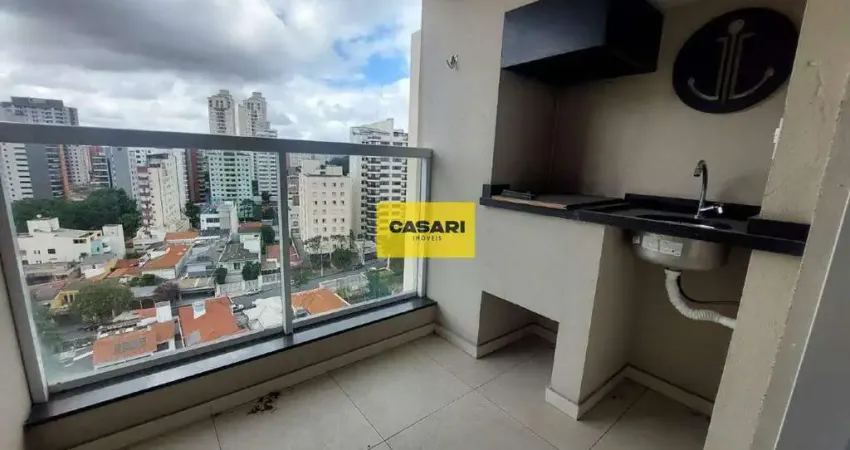 Apartamento moderno de 1 quarto com varanda gourmet, vaga coberta e lazer – Rudge Ramos