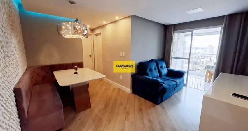 Apartamento 72m² Porteira Fechada com Varanda Gourmet e 2 Vagas – Santo André
