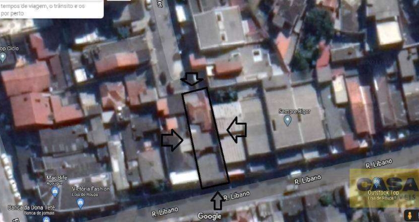 Terreno à venda, 300 m² por R$ 549.900,00 - Vila Luzita - Santo André/SP