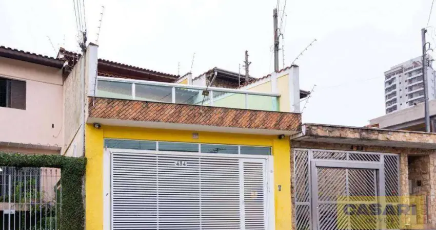 Sobrado com 3 dormitórios, 170 m² - venda ou aluguel - Vila Valparaíso - Santo André/SP