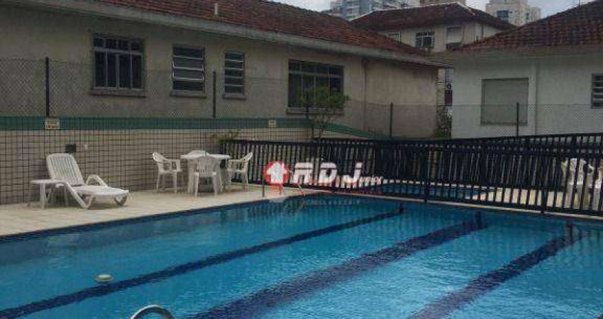 Apartamento com 3 dormitórios à venda, 154 m² por R$ 1.099.000,00 - Embaré - Santos/SP
