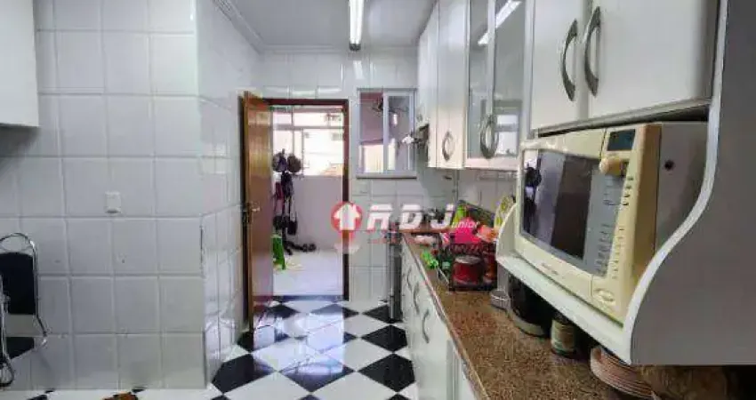 Apartamento com 3 dormitórios à venda, 96 m² por R$ 562.000,00 - Embaré - Santos/SP