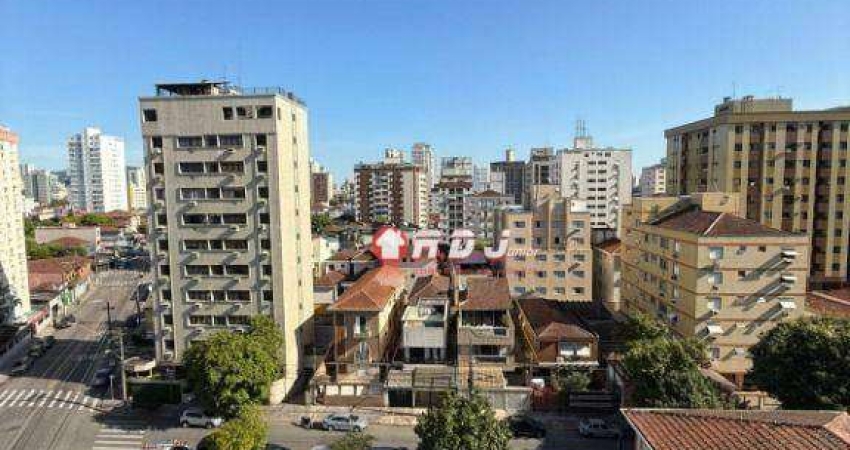 Apartamento com 2 dormitórios à venda, 75 m² por R$ 409.000,00 - Embaré - Santos/SP
