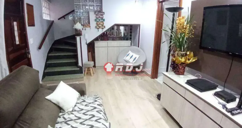 Village com 2 dormitórios à venda por R$ 395.000,00 - Vila Matias - Santos/SP