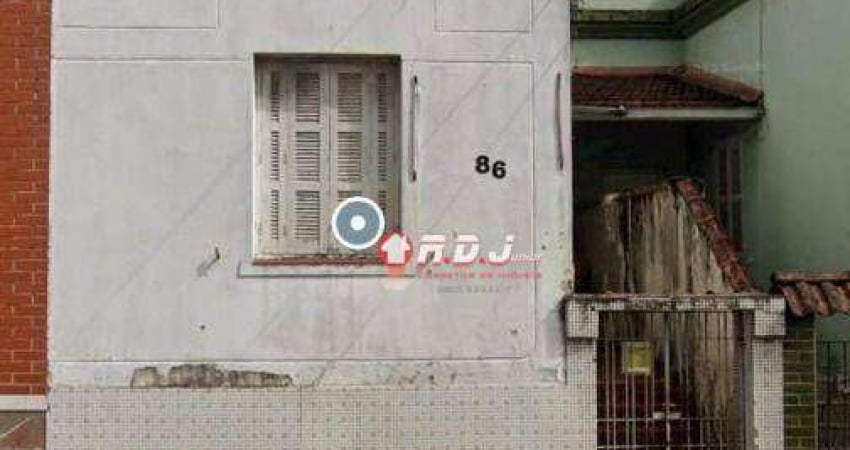 Terreno à venda, 115 m² por R$ 370.000,00 - Vila Matias - Santos/SP