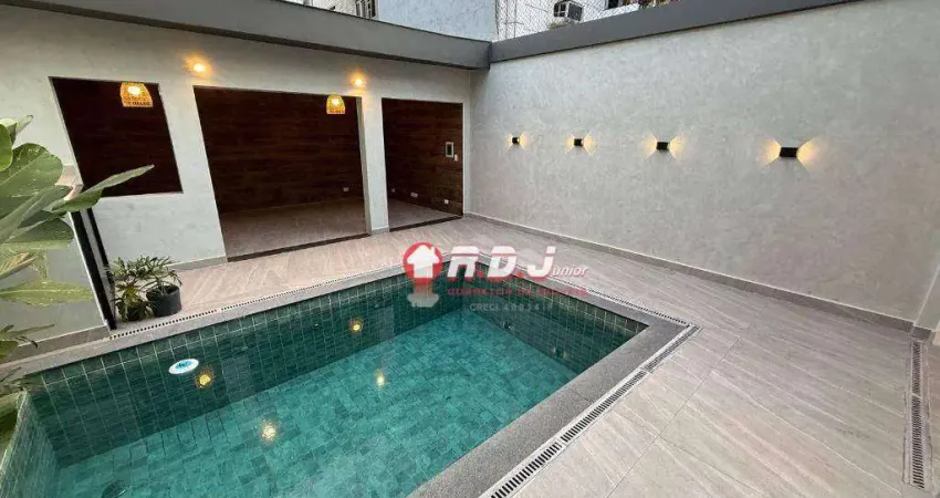 Sobrado com 3 dormitórios à venda, 162 m² por R$ 1.865.000,00 - Embaré - Santos/SP