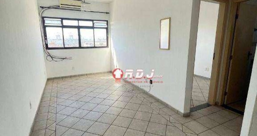 Apartamento com 1 dormitório para alugar, 50 m² por R$ 2.390,00 - Aparecida - Santos/SP