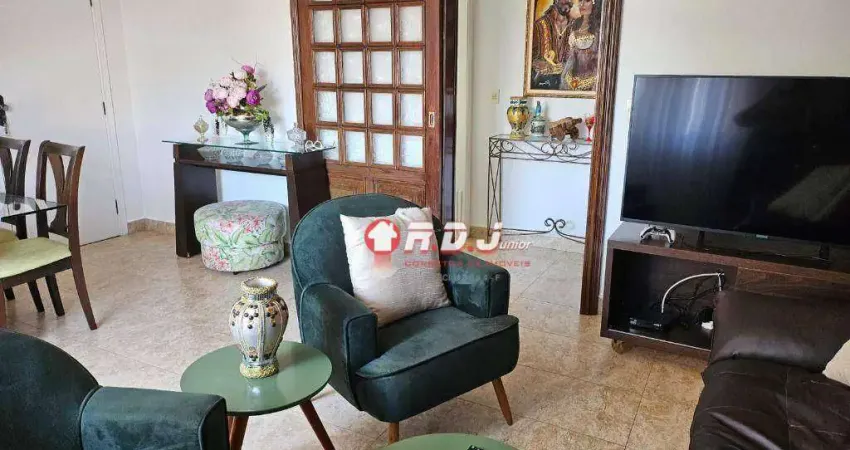 Apartamento com 3 dormitórios à venda, 125 m² por r$ 529.000,00 - marapé - santos/sp