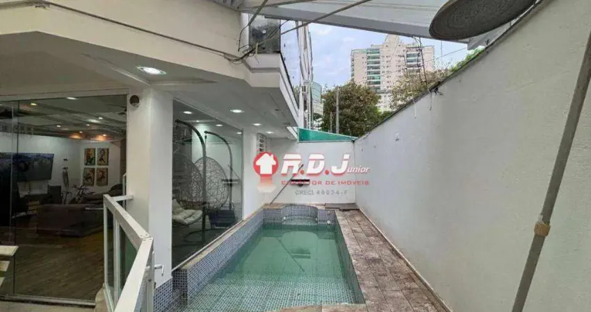 Sobrado com 3 dormitórios à venda, 155 m² por r$ 1.790.000,00 - embaré - santos/sp