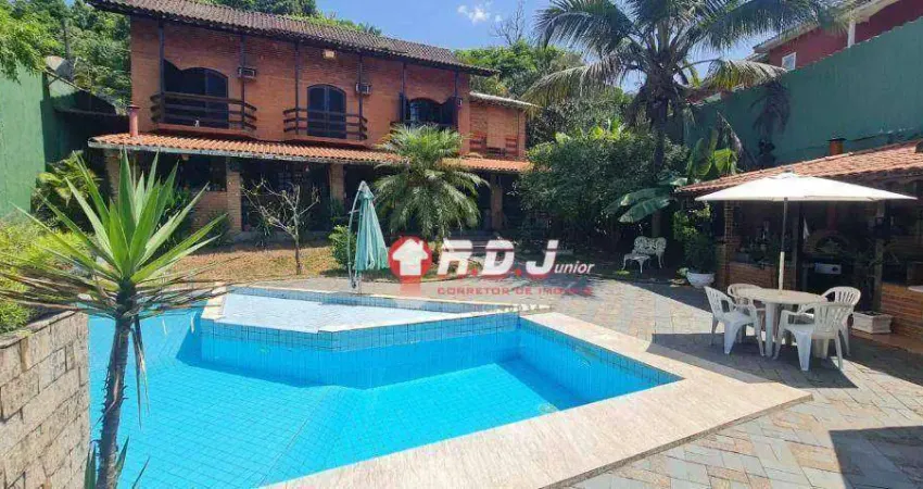 Sobrado com 4 dormitórios à venda, 360 m² por r$ 2.245.000,00 - morro de nova cintra - santos/sp