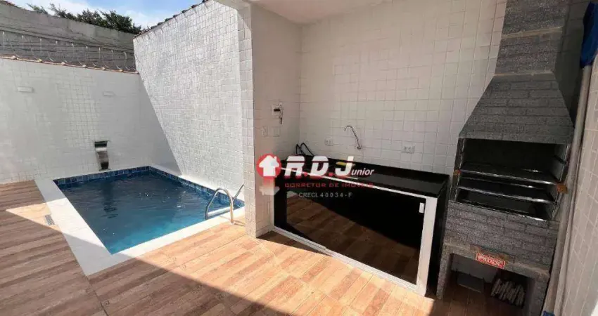 Casa com 3 dormitórios à venda, 170 m² por r$ 1.280.000,00 - embaré - santos/sp