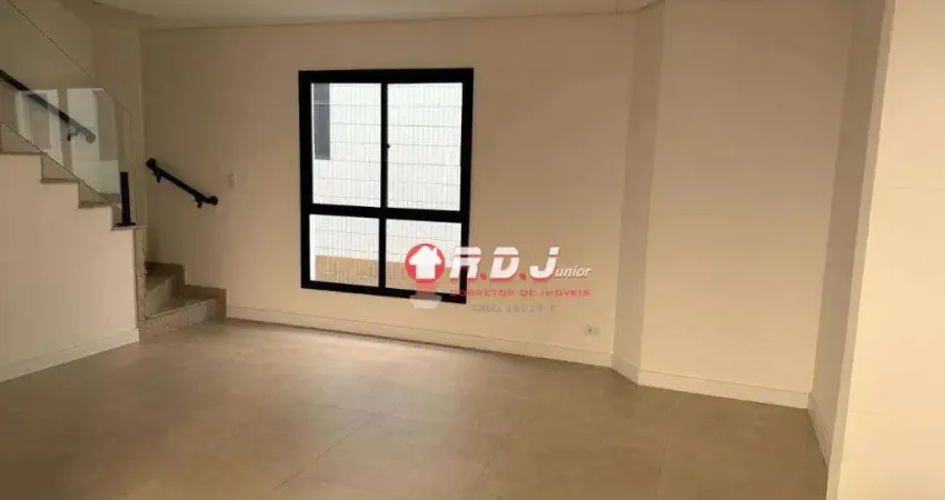 Village com 2 dormitórios à venda, 99 m² por r$ 819.000,00 - boqueirão - santos/sp