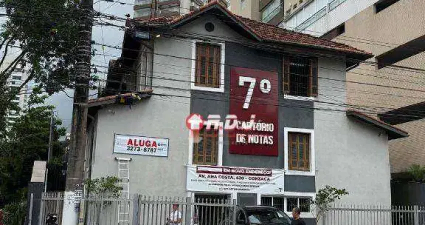 Sobrado com 4 dormitórios para alugar, 185 m² por R$ 17.000,00/mês - Gonzaga - Santos/SP