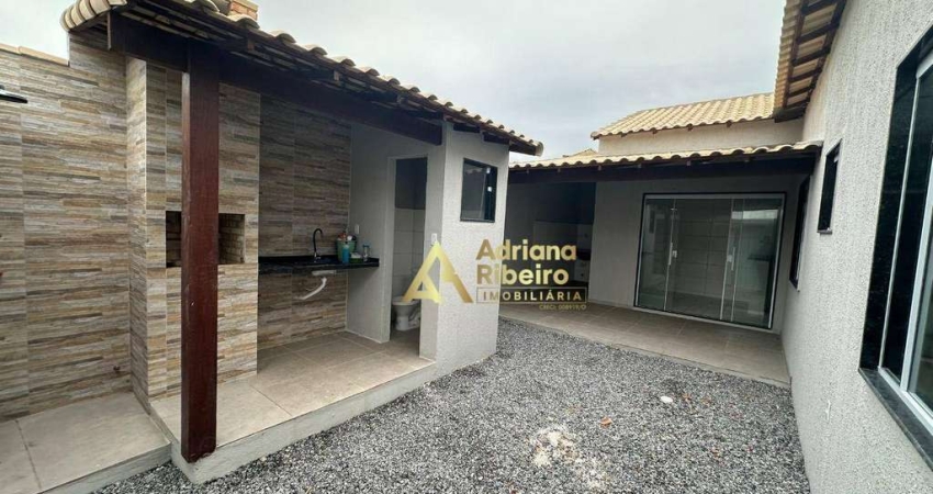 Casa com 2 dormitórios à venda, 55 m² por R$ 250.000,00 - Aquarius (Tamoios) - Cabo Frio/RJ