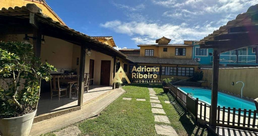 Casa com 3 dormitórios à venda, 180 m² por R$ 680.000 - Santa Margarida II (Tamoios) - Cabo Frio/RJ