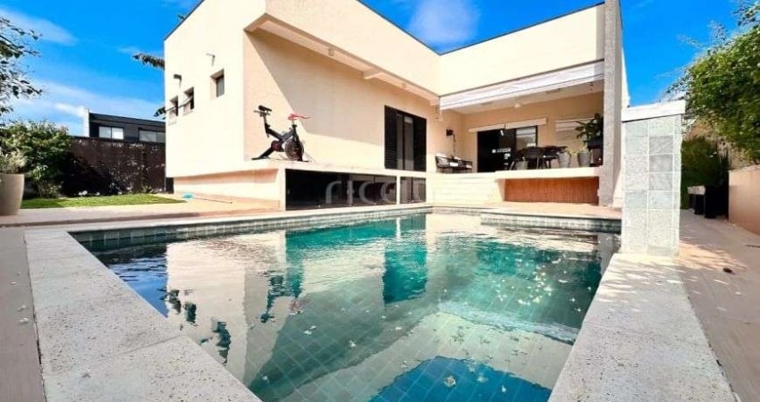 Alphavile II casa térrea com 3 suites, espaço gourmet e piscina - avalia troca