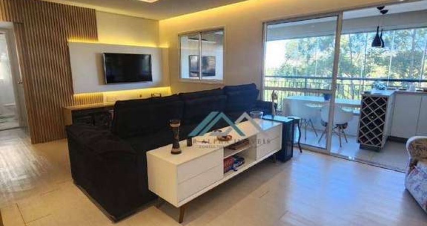 Apartamento Mobiliado com 2 dormitórios, sendo 1 suíte à venda, 110 m² por R$ 1.500.000 - Alpha Vita - Santana de Parnaíba/SP