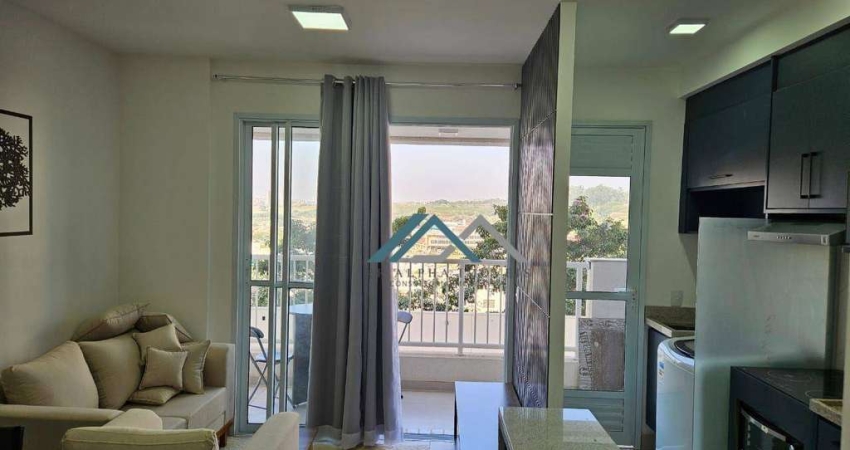 Apartamento Mobiliado com 1 dormitório para alugar, 45 m² por R$ 4.200/mês - ACQUA PARK BETHAVILLE. - Barueri/SP