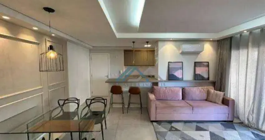 Apartamento Semimobiliado com 2 dormitórios, sendo 1 suíte para alugar, 76 m² por R$ 7.645/mês - Condomínio Alpha Park - Barueri/SP