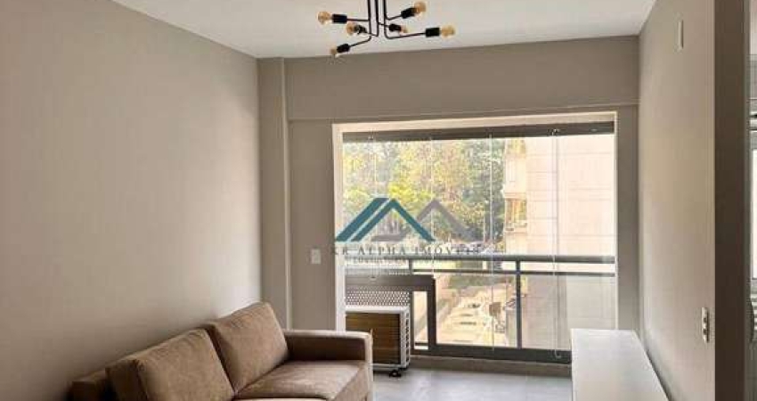 Lindo Apartamento Mobiliado com 1 suíte para alugar, 52 m² por R$ 5.600/mês - Edifício Wi-House - Barueri/SP