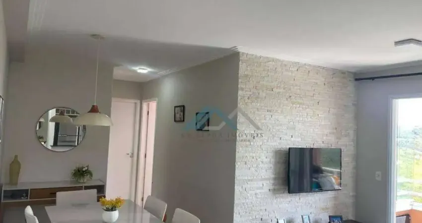 Apartamento com 2 dormitórios, sendo 1 suíte à venda, 62 m² por R$ 430.000 - Edifício Colore - Barueri/SP