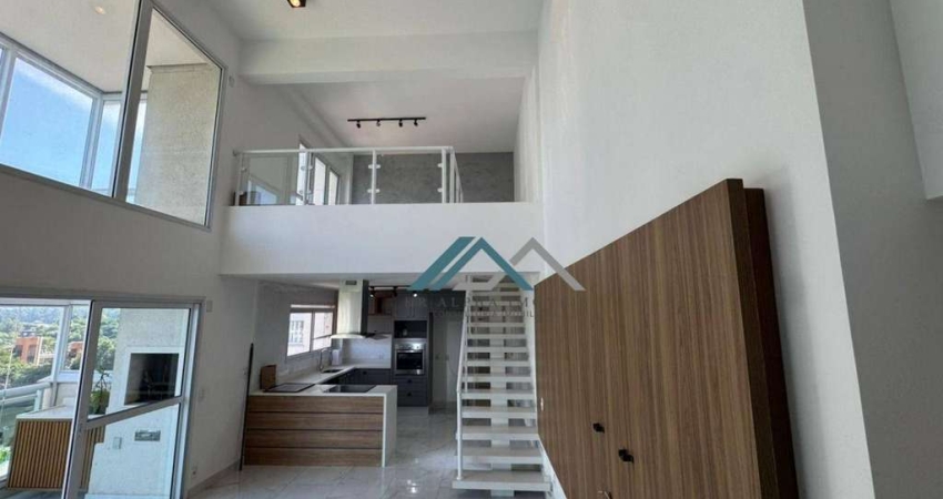 Apartamento Duplex com 3 suítes para alugar, 136 m² por R$ 14.350/mês - Edifício Lumina - Barueri/SP