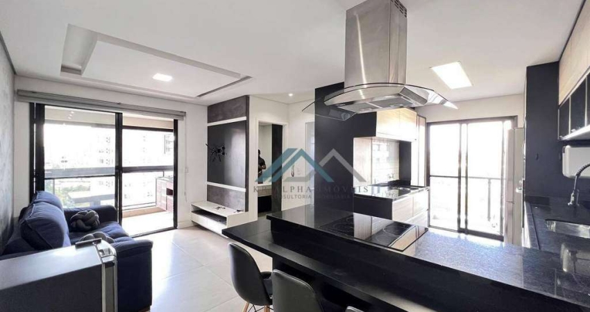 Apartamento com 1 dormitório, 49 m² - venda por R$ 570.000,00 ou aluguel por R$ 3.920,00/mês - Cosmopolitan Bethaville - Barueri/SP