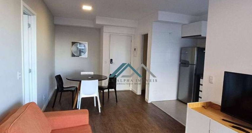 Apartamento Mobiliado com 1 suíte para alugar, 53 m² por R$ 4.500/mês - Edifício Wi-House - Barueri/SP
