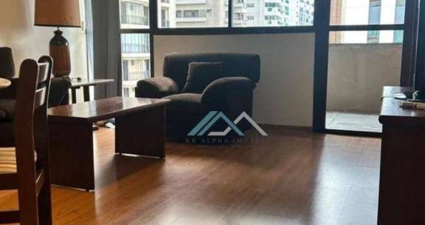 Apartamento Mobiliado com 1 dormitório, 61 m² - venda por R$ 550.000 ou aluguel por R$ 4.500/mês - Edifício Létoile - Barueri/SP