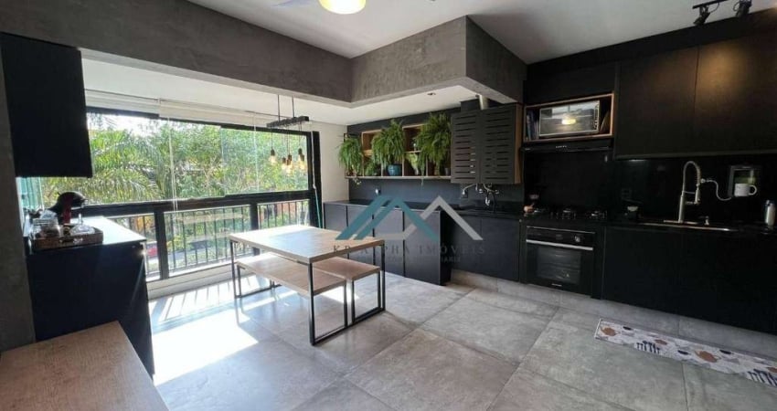 Apartamento Mobiliado com 3 dormitórios, sendo 1 suíte para alugar, 75 m² por R$ 7.499/mês - Edifício Life Park - Barueri/SP