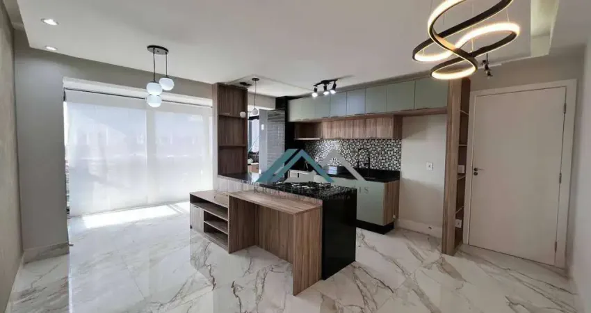 Apartamento com 2 dormitórios, sendo 1 suíte para alugar, 69 m² por R$ 4.897/mês - Edifício Mônaco - Barueri/SP