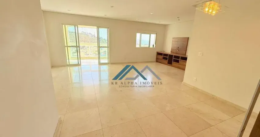 Apartamento com 3 dormitórios, sendo 1 suíte para alugar, 133 m² por r$ 11.000/mês - condomínio resort tamboré - santana de parnaíba/sp