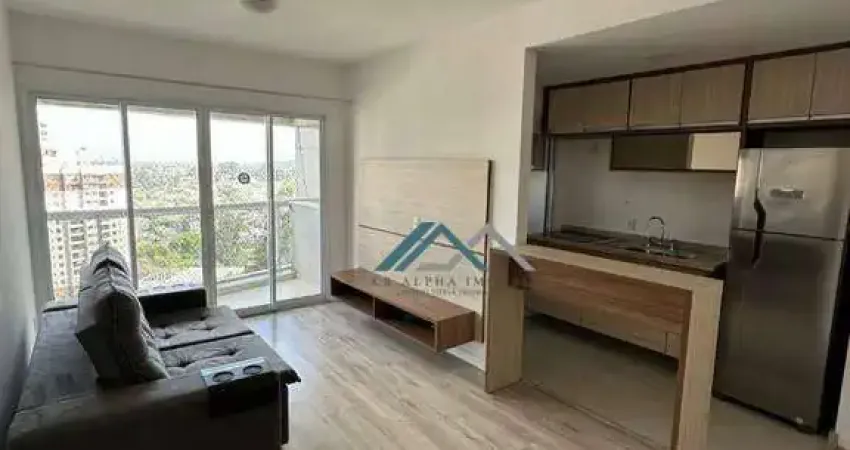Apartamento semimobiliado com 1 dormitório para alugar, 50 m² por r$ 4.800/mês - edifício novare - barueri/sp
