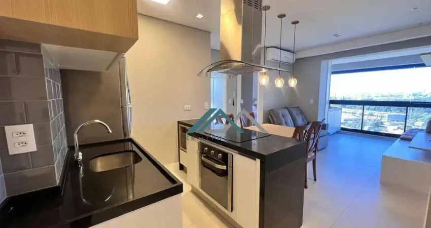 Apartamento mobiliado com 2 dormitórios para alugar, 49 m² por r$ 4.800/mês - cosmopolitan bethaville - barueri/sp