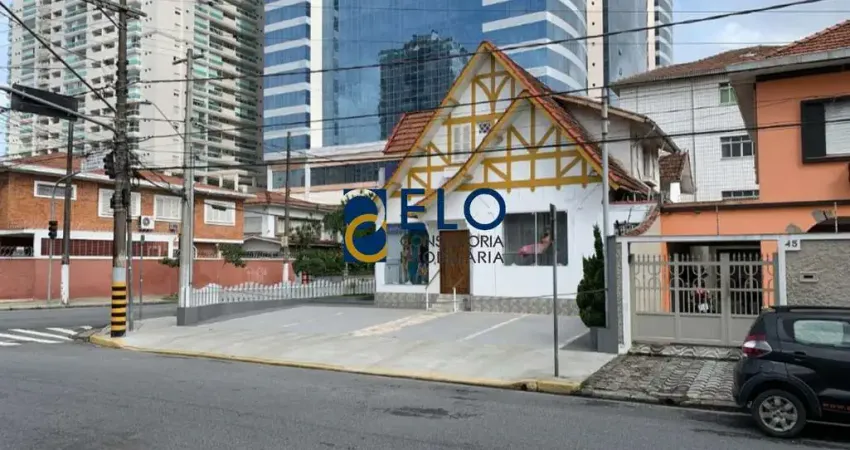 R$ 5 milhoes ou r$ 22 mil locacao. casa à venda em santos-sp, bairro aparecida: 7 salas, 3 banheiros, 4 vagas, 264m² de área!