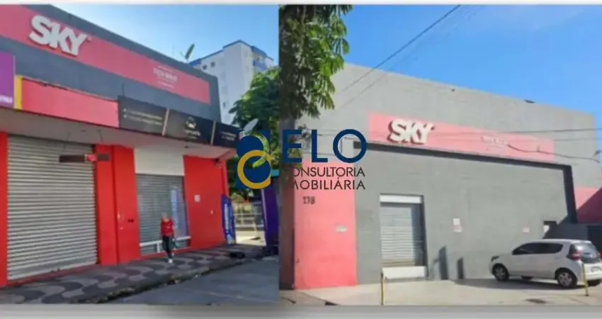 R$ 7300. loja para locação em ocian, praia grande-sp: 5 vagas de garagem e 184,46 m² de área disponíveis!