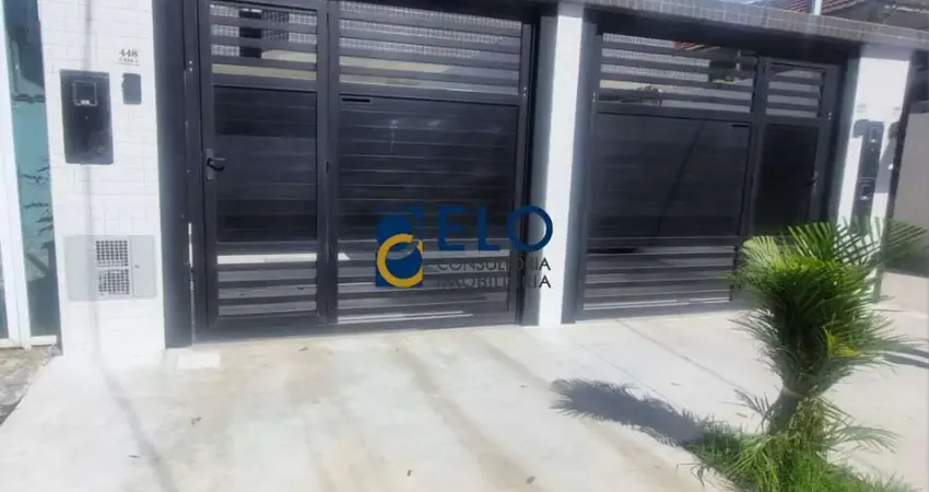 Casa sobreposta baixa à venda em santos-sp, bairro embaré, 3 quartos, 1 suíte, 2 salas, 3 banheiros, 2 vagas de garagem, 150m²