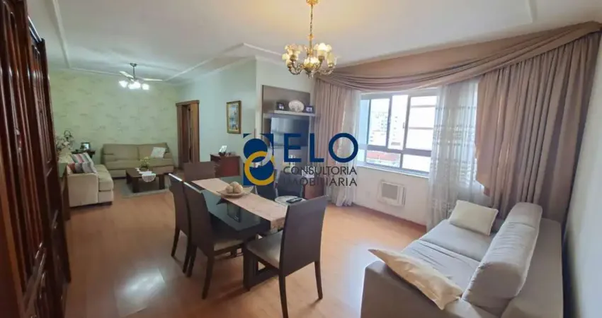 R$ 780.000,00 - apartamento de frente com 3 quartos, sendo uma suíte, na pompéia, santos-sp com 136,21m² e 1 vaga de garagem demarcada e privativa!