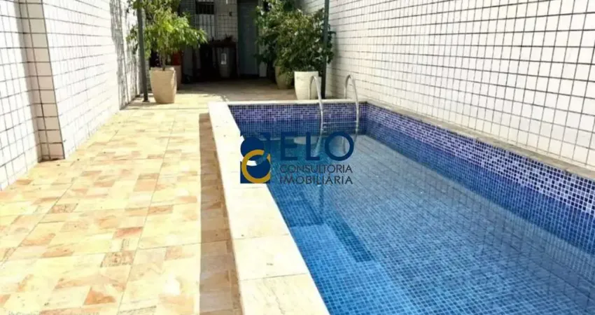 Casa à venda em santos-sp, bairro embaré: 3 quartos, 3 suítes, , 5 banheiros, piscina, churrasqueira, 2 vagas, 204 m² de área. confira!