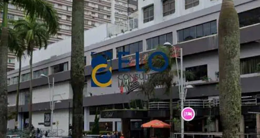 R$ 4.500 + encargos. loja comercial de alto padrão para locação no gonzaga, santos-sp: 1 sala com 25,00 m² de área
