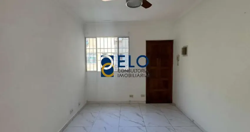 Aluguel de apartamento em santos/sp, bairro são jorge - 2 quartos, sala, banheiro, garagem demarcada - 48,00 m².