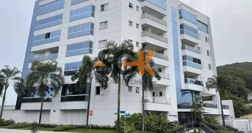 Apartamento semi mobiliado à venda no star américa residence - 3 suítes, 138m² privativos - bairro américa - joinville/sc