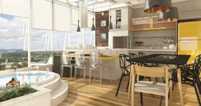 Cobertura à venda no bairro américa em joinville-sc: 3 quartos, 3 suítes, 3 salas, 3 banheiros, 4 vagas de garagem.