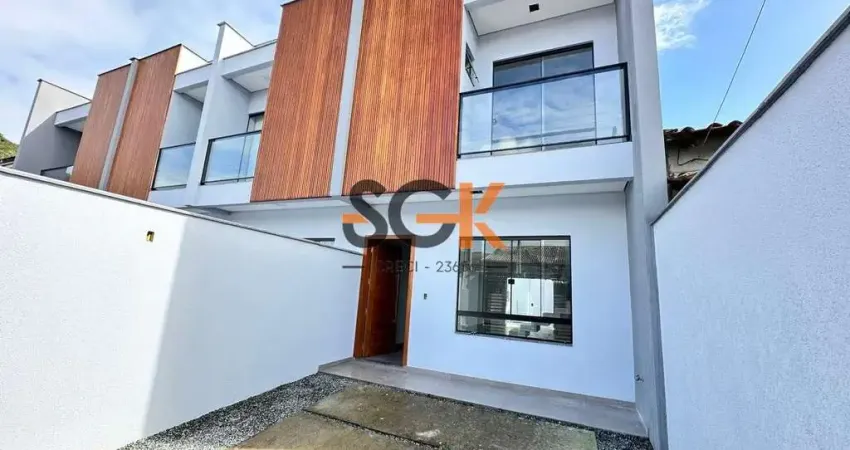 Última unidade! sobrado geminado com 113m² - acabamento alto padrão no bairro guanabara