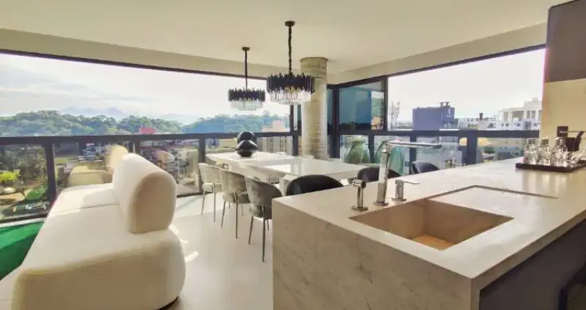 Apartamento alto padrão com 3 suítes e 2 vagas no bairro américa - joinville/sc