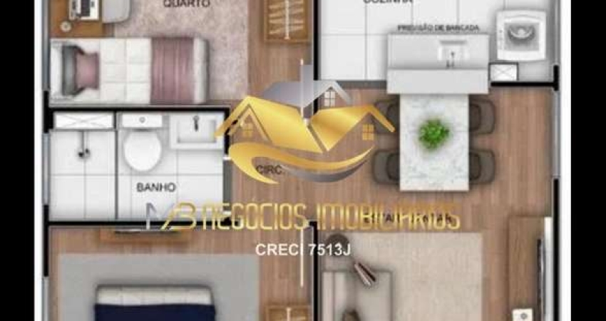 Apartamento com 2 quartos à venda na Serraria, São José 
