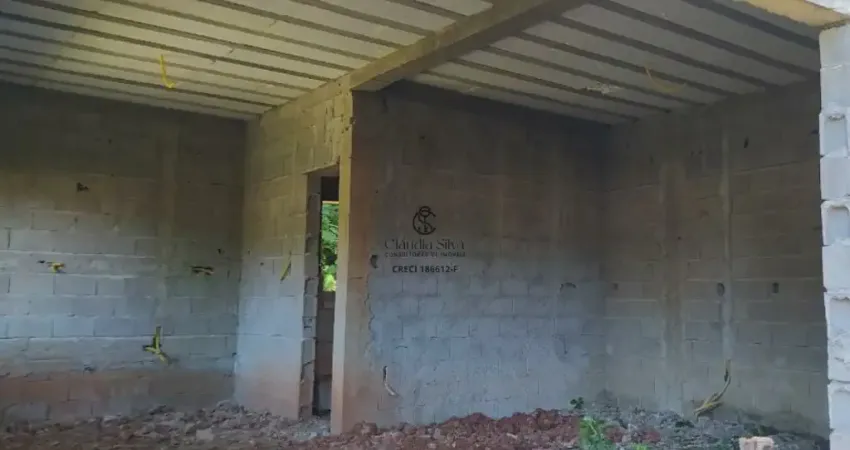 Terreno de 1.000m² com obra iniciada em santo antônio do pinhal