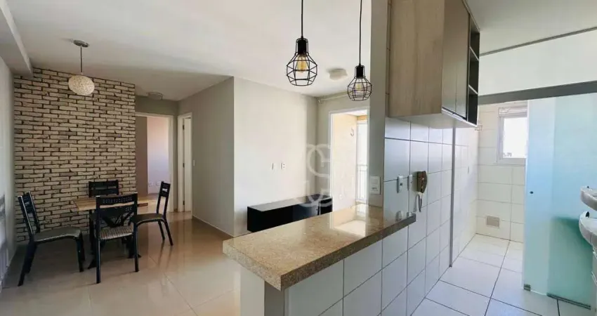 Apartamento com 2 dormitórios para alugar, 51 m² por R$ 2.894,00/mês - Vila Augusta - Guarulhos/SP