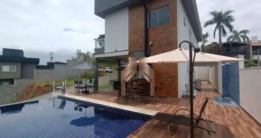 Chácara com 4 dormitórios à venda, 1530 m² por r$ 1.700.000,00 - igaratá - igaratá/sp